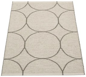 Sötétszürke kültéri-beltéri szőnyeg 70x100 cm Boo Charcoal Linen – Pappelina