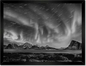 Poszterek keretben 40x30 Északi fény Norvégia