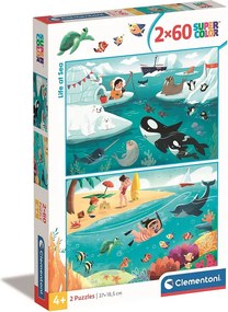 Élet a tengeren Noli 2x60 db-os puzzle Clementoni