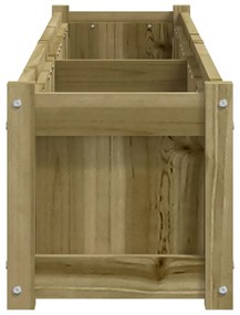 impregnált fenyőfa kerti virágláda 180x31x31 cm