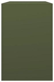 zöld acél tűzifatároló 100 x 40 x 60 cm