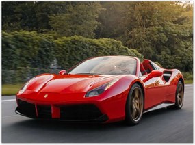 Poszterek 135x100 Piros Ferrari út