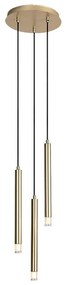 Rabalux 72359 - Csillár zsinóron RAMIRA 3xG9/5W/230V arany