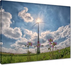 Vászonkép 50x40 Megújuló energia Szél