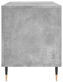 betonszürke szerelt fa hanglemezszekrény 100 x 38 x 48 cm