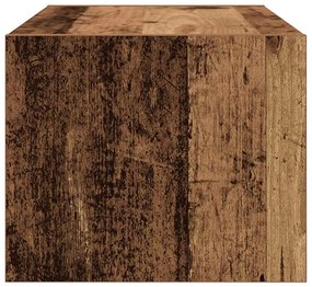 2 db antik fa szerelt fa fali TV-szekrény 60x31x25,5 cm