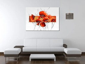Gario Kézzel festett kép Eros pipacs Méret: 120 x 80 cm