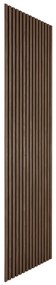 Akusztikus panel, fa furnér, dió, dió hatású 240x60x2,2 cm
