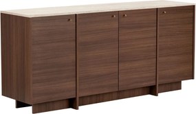 Varen - Travertine, Milano Walnut