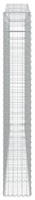 2 db íves horganyzott vas gabion kosár 400x30x200/220 cm