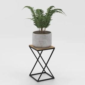 Virágállvány 40x24 cm fekete