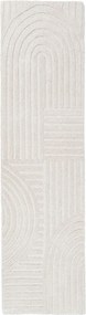 Elefántcsont színű kézi szövésű gyapjú futószőnyeg 60x230 cm Zen Garden – Flair Rugs