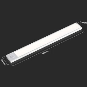 LED Pultmegvilágító érzékelővel LED/2W/5V 4000K 2200 mAh
