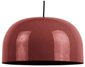 Piros függőlámpa fém búrával ø 40 cm Dome – Leitmotiv