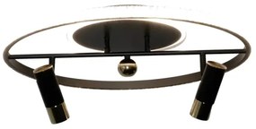 LED Dimmelhető mennyezeti lámpa LED/60W/230V 3000-6500K fekete + távirányítás