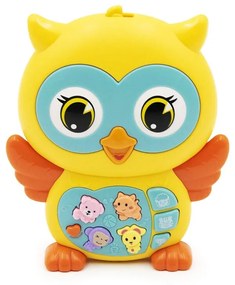 Zenélő Mini Bagoly Állathang Gombokkal Edukációs Játék