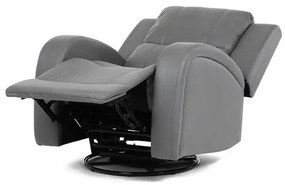 Szürke vintage szövet dönthető fotel. TV-4089 GREY