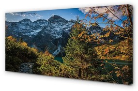 Canvas képek hegyi tó 120x60 cm