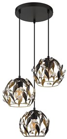 Globo 15759-3HR - Csillár zsinóron MIKA 3xE27/40W/230V átm. 41 cm