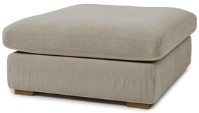 Krémszínű kordbársony textil lábtartó Comfy – Scandic