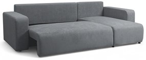 Avia Mini kinyitható sarokkanapé, univerzális állás - világosszürke Gerra 70 boucle