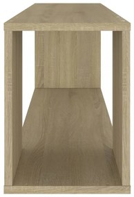 sonoma tölgy színű szerelt fa TV-szekrény 100 x 24 x 32 cm