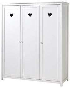 Fehér gyerek ruhásszekrény 159x191x57 cm Amori – Vipack