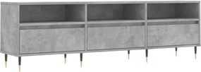 vidaXL betonszürke szerelt fa TV-szekrény 150x30x44,5 cm