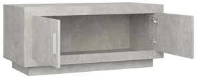 Betonszürke szerelt fa dohányzóasztal 102x 50 x 45 cm