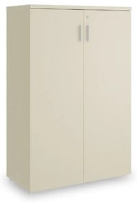SimpleOffice közepes szekrény 80 x 40 x 120 cm, nyír