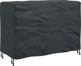 vidaXL Bútor takaró Egyszínű Fekete 140 x 70 x 90 cm 210D
