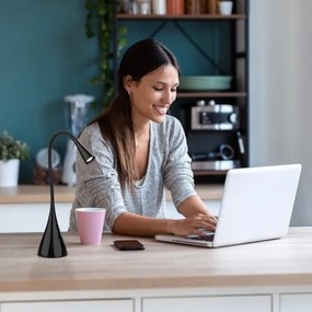 Rabalux 74204 - LED Dimmelhető asztali lámpa JEFF LED/4W/230V 3000K fekete