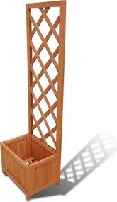 vidaXL Rácsos ültető 40 x 30 x 135 cm