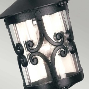 Elstead klasszikus kültéri függeszték hereford fekete átlátszó elsbl13b-black
