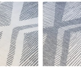 Szürke-krémszínű kültéri szőnyeg 80x150 cm Gemini – Elle Decoration