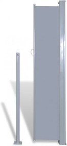 veranda behúzható válaszfal 160 x 300 cm szürke