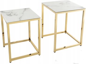 Elegance dohányzóasztal szett, arany, Interior