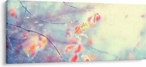 Kép - Levelek a jégben (120x50 cm)