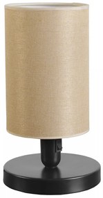 Ayça 8758-2 Enteriőr dizájn Asztali lámpa Fekete Fonott 15x15x31 cm