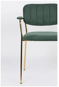 Sötétzöld étkezőszék szett 2 db-os Jolien – White Label