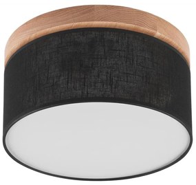 Brilagi - LED mennyezeti lámpa BELLADONNA 1xE27/15W/230V, 30 cm, fekete/dub