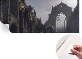 Fotótapéta Fali tapéta Hálószobába és Nappaliba Gótikus romok 250x104 cm