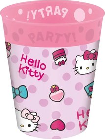 Hello Kitty Fashion micro prémium műanyag pohár szett 4 db-os 250 ml