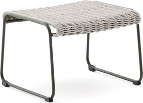 Szürkészöld kerti puff Maurina – Kave Home