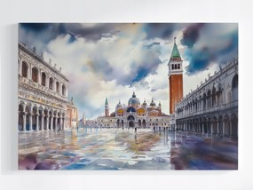 Vászonkép Canvas Kilátás Város Velence Szent Márk Tér Bazilika 120x80
