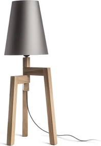 RENDL CONNY 25/30 asztali lámpaernyő Monaco galambszürke/ezüst PVC max. 23W