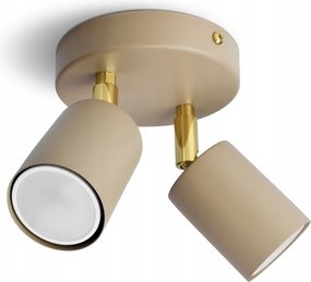 Mennyezeti Lámpa Csillár Plafon Bézs Gray Beige GU10 Led 856-EG2 Állítható