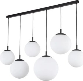 TK LIGHTING 4792 ESME TöbbĂĄgĂș FĂŒggesztett LĂĄmpa FehĂ©r, Fekete E27 IP20