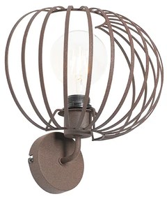 Design fali lámpa rozsdabarna 30 cm - Johanna