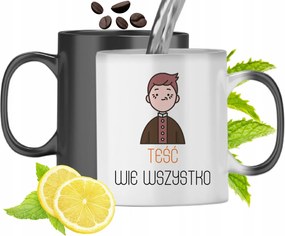 Mágikus Bögre Apósnak Színváltós, fényképes nyomattal